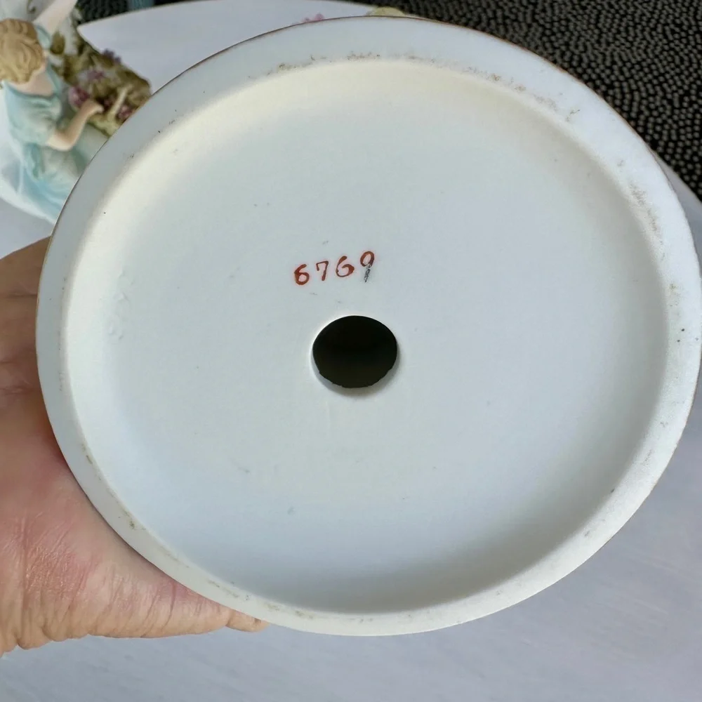 1950’S, MCM, ANDREA BY SADEK, BOY & GIRL PORCELAIN VASES. MADE IN JAPAN.